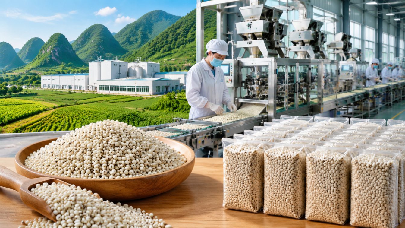 梨树区为薏仁米采购提供产地直供